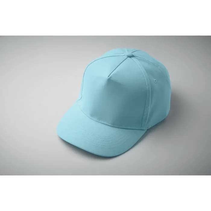 BASEBALL CAP 5 PANELS 180G/M² - SUNNY - Babyblau