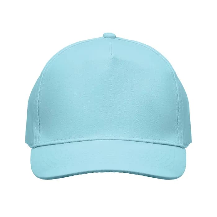 BASEBALL CAP 5 PANELS 180G/M² - SUNNY - Babyblau