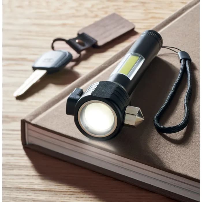 3in1 Taschenlampe - HAMALUZ - Schwarz