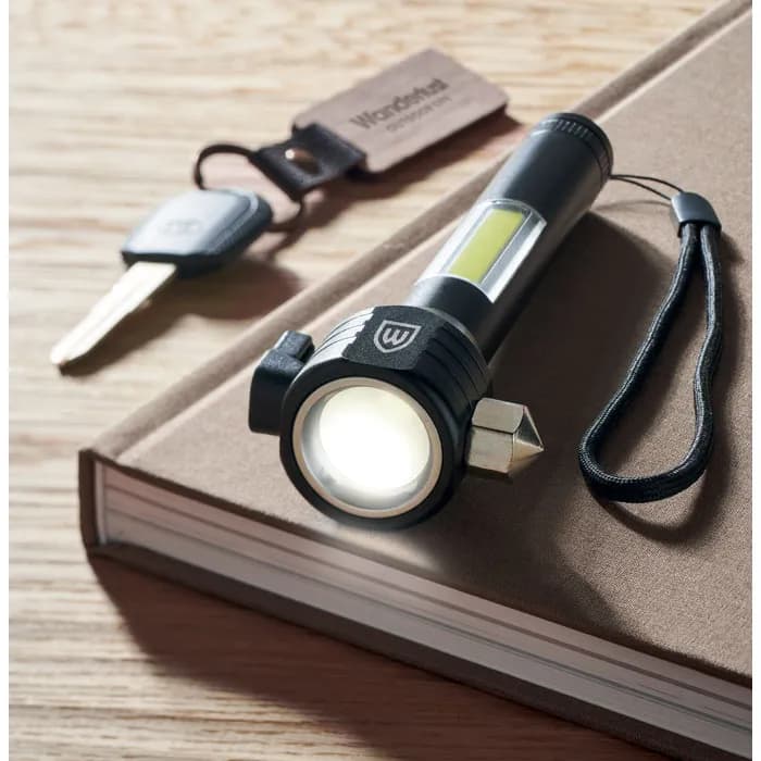 3in1 Taschenlampe - HAMALUZ - Schwarz