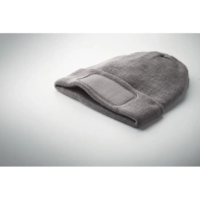 Beanie RPET-Polyester - CAPNIT - Steingrau