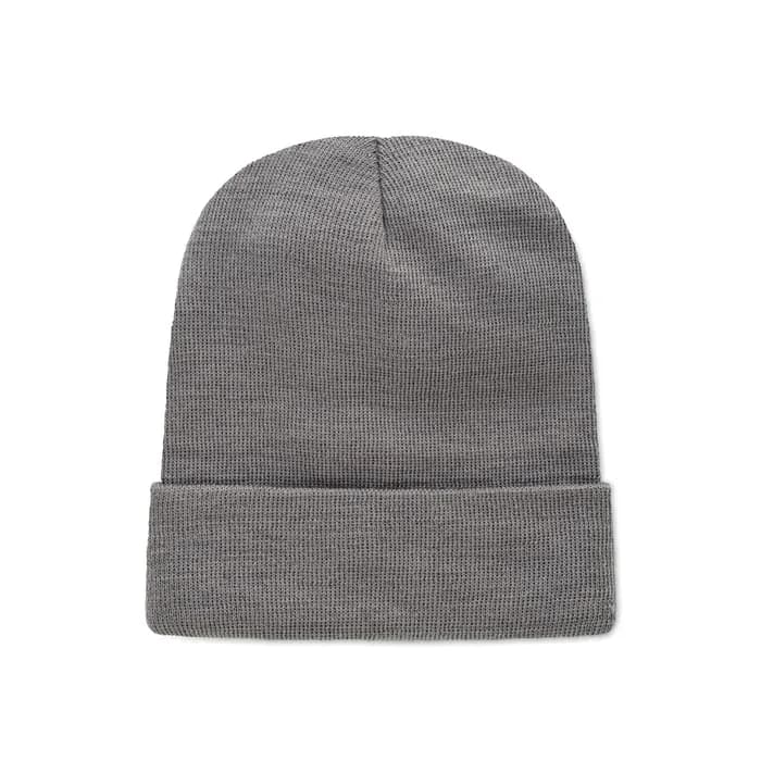 Beanie RPET-Polyester - CAPNIT - Steingrau