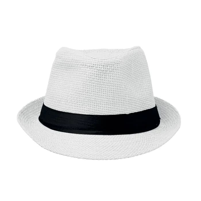 Papierstroh-Hut - BOOWIE - Weiß