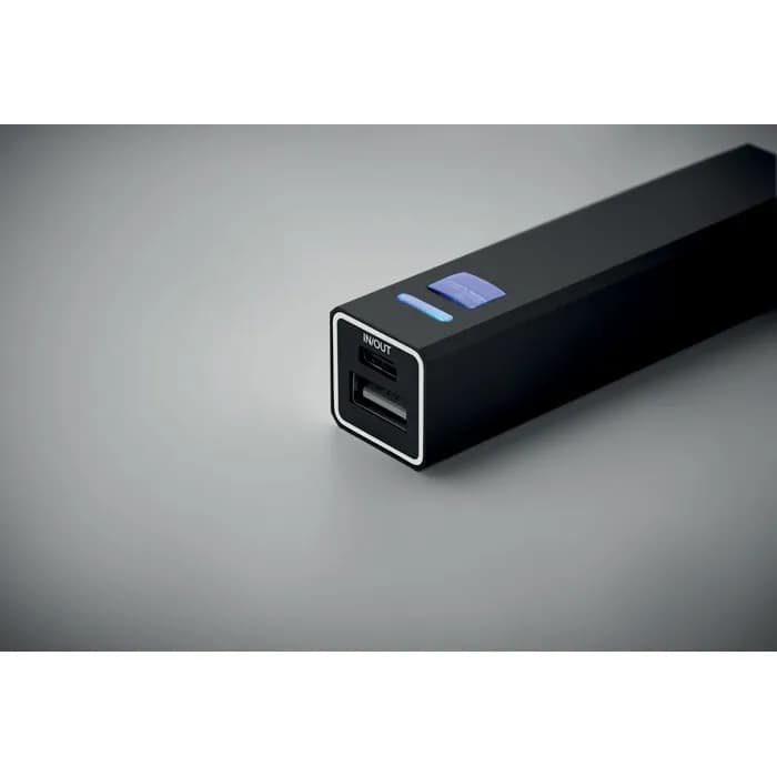 2600 mAh Powerbank - POWERALUC - Schwarz