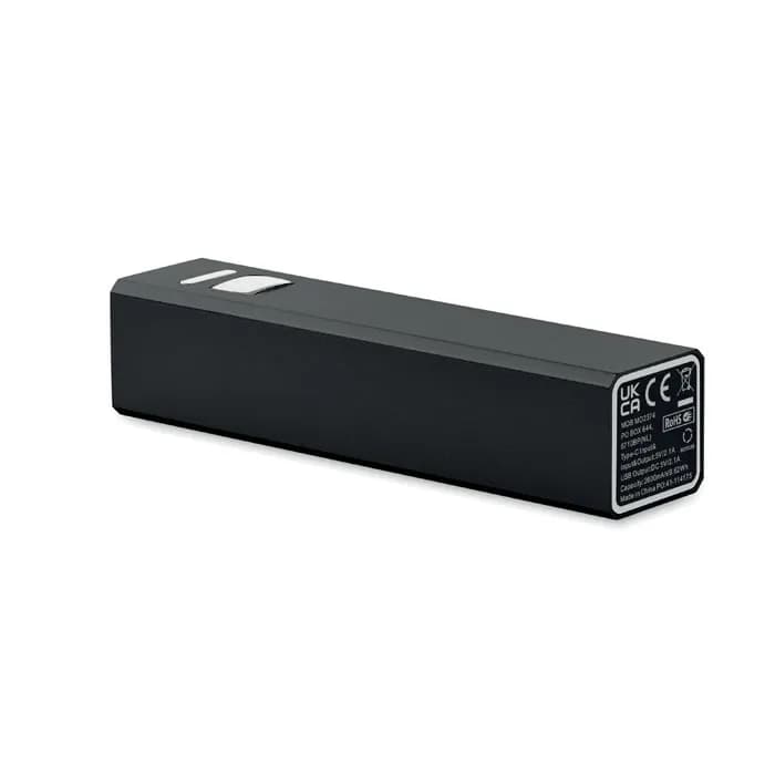 2600 mAh Powerbank - POWERALUC - Schwarz