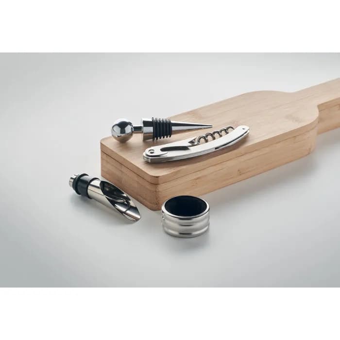 Weinset - VINOVAULT SET - Holz