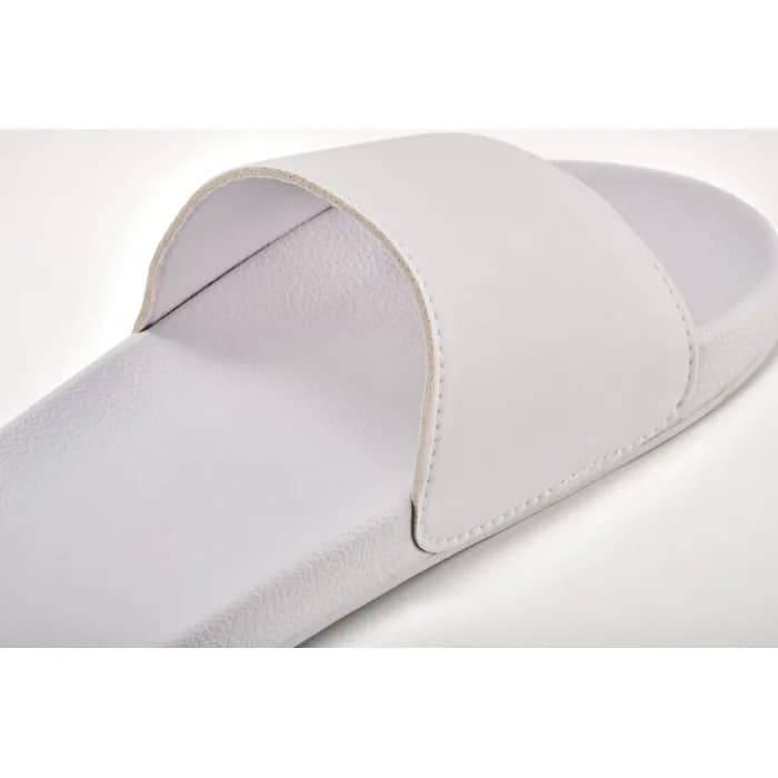 Badeschlappen Größe 46/47 - KOLAM - Weiß