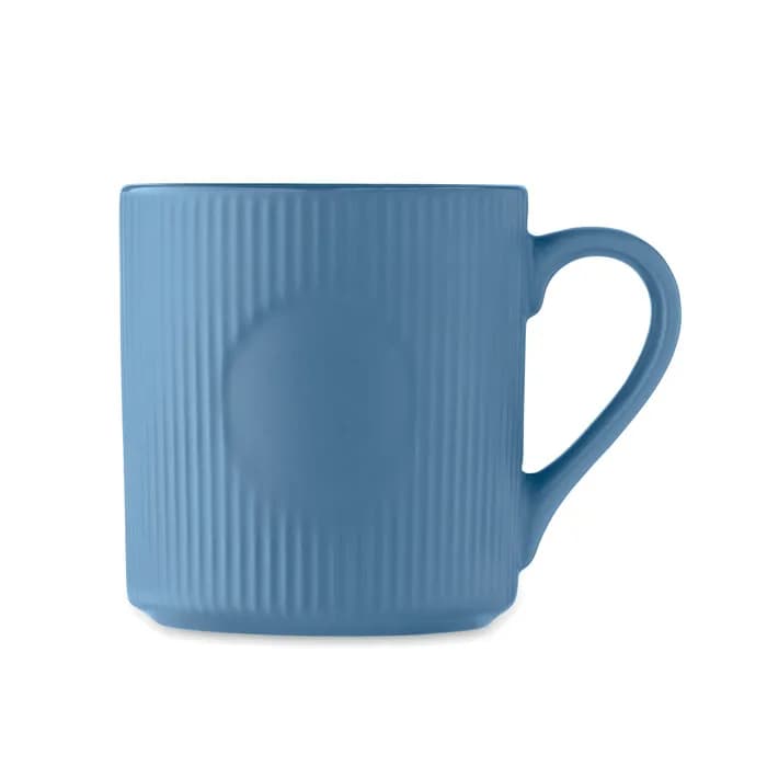 Keramikbecher matt 340ml - RIBMUG - Blau
