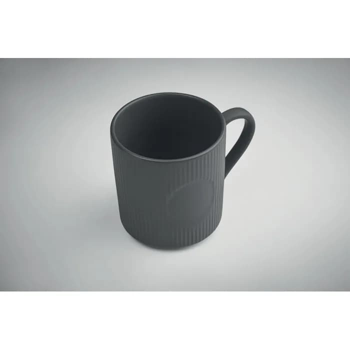 Keramikbecher matt 340ml - RIBMUG - Steingrau