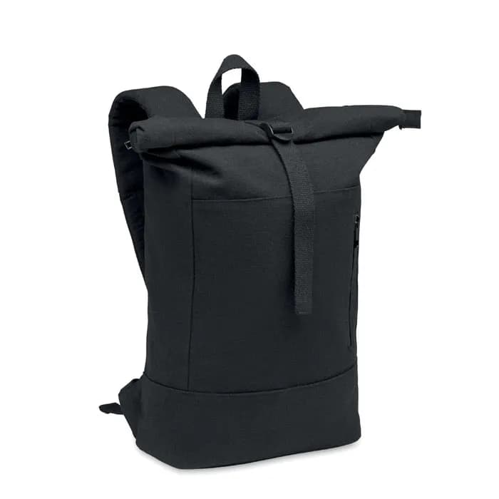 15" Rolltop-Laptop-Rucksack - KOPER ROLL - Schwarz