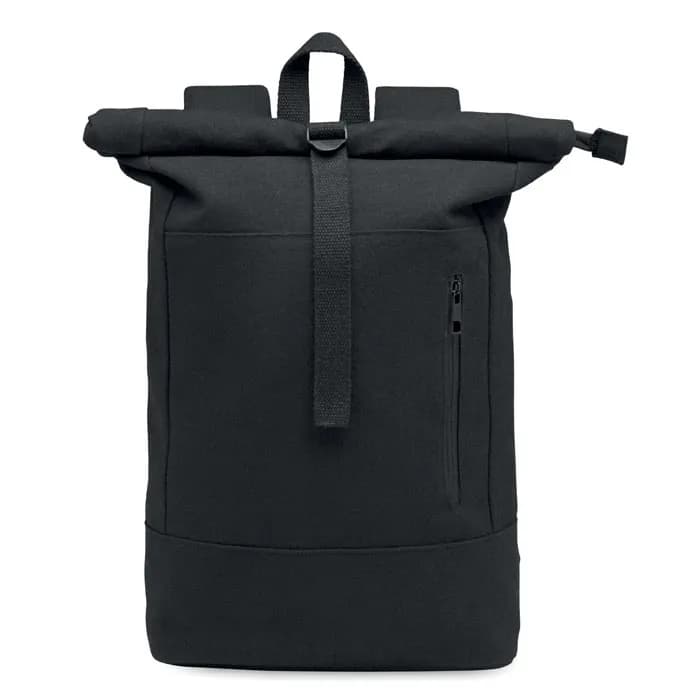 15" Rolltop-Laptop-Rucksack - KOPER ROLL - Schwarz