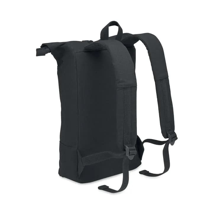 15" Rolltop-Laptop-Rucksack - KOPER ROLL - Schwarz
