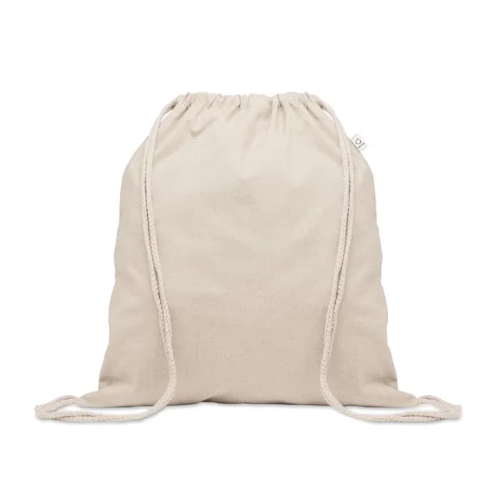 Beutel mit Kordelzug recycelt - CABETRI - Beige