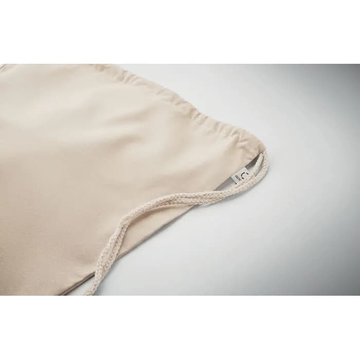 Beutel mit Kordelzug recycelt - CABETRI - Beige