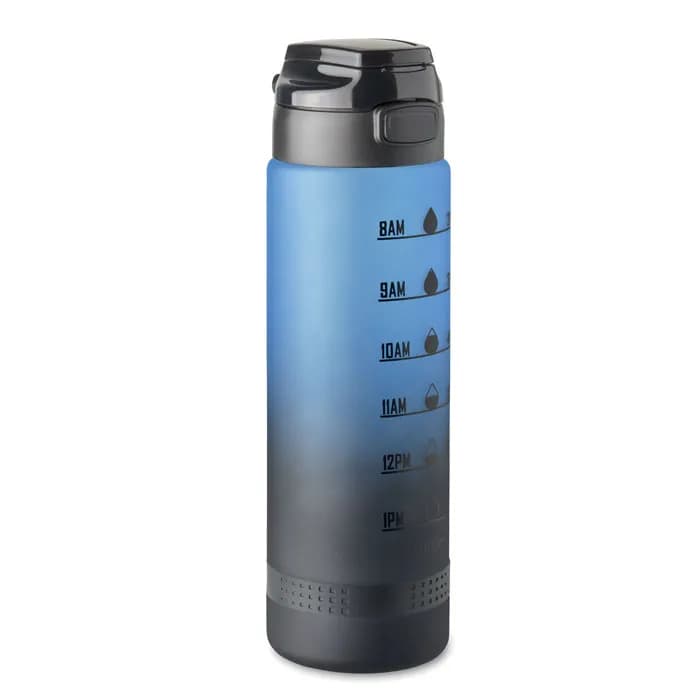 Sport-Trinkflasche RPET 1L - LEVEL - Blau