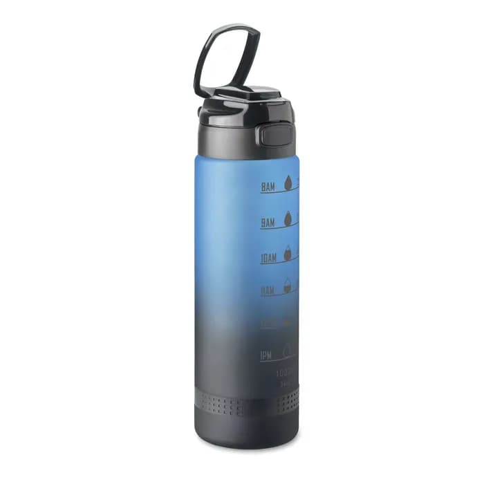 Sport-Trinkflasche RPET 1L - LEVEL - Blau
