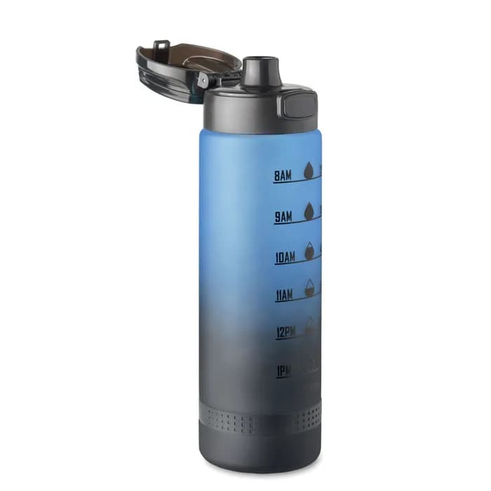 Sport-Trinkflasche RPET 1L - LEVEL - Blau