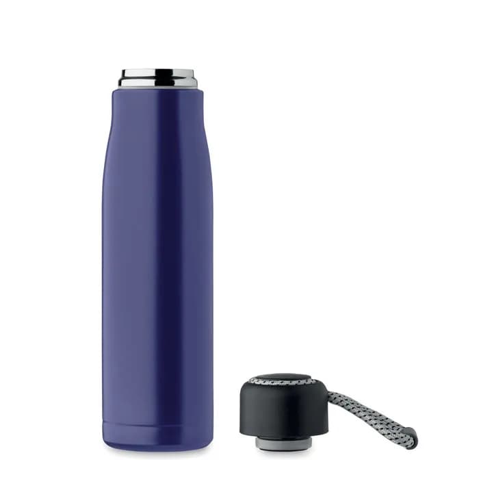 Doppelwandige Flasche 500 ml - CORDLE - Königsblau