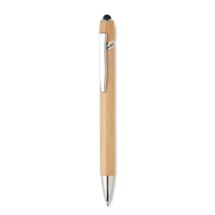 Druckkugelschreiber mit Stylus - RENN - Holz