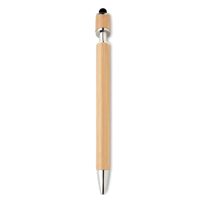 Druckkugelschreiber mit Stylus - RENN - Holz