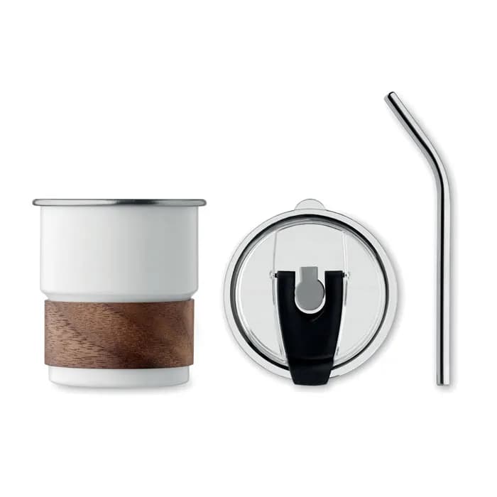 Einwandiger Becher 260 ml - MATE - Weiß