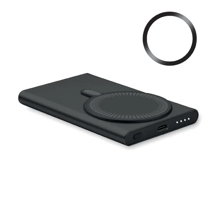 Wireless charger power bank - PAWTT - Schwarz