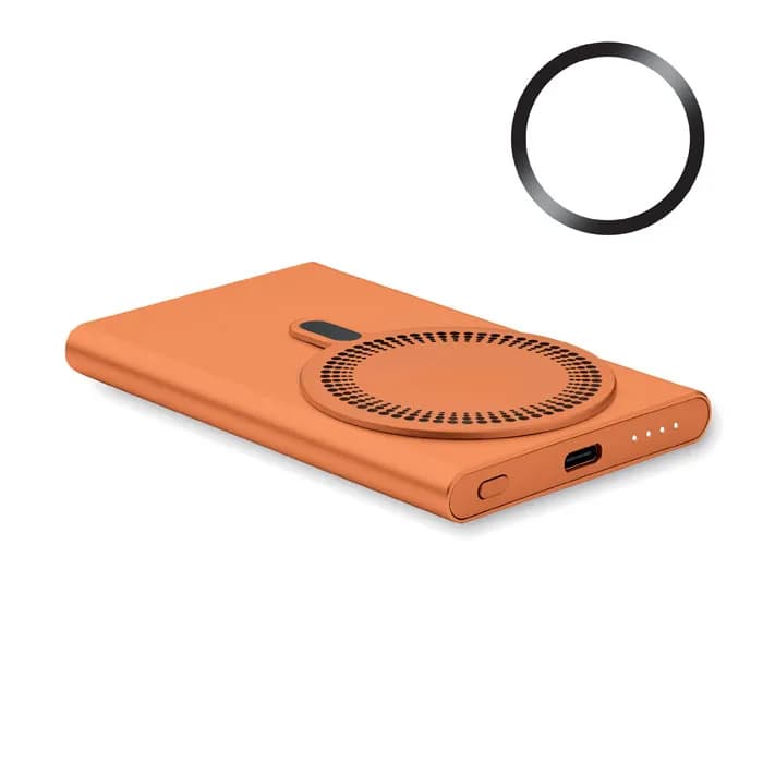 Wireless charger power bank - PAWTT - Orange