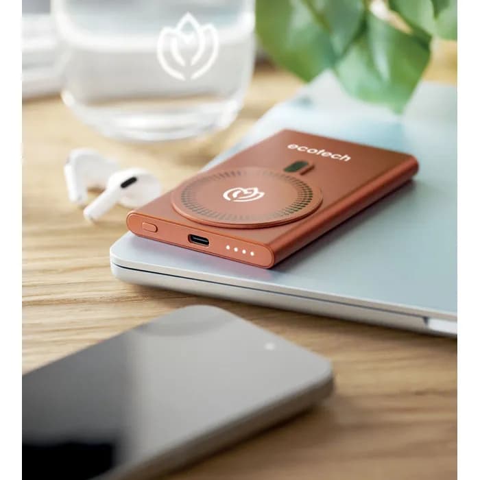 Wireless charger power bank - PAWTT - Orange