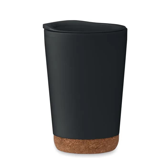 Doppelwandiger Becher 300 ml - CO - Schwarz