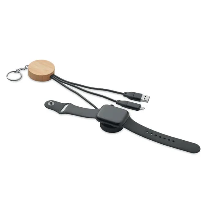 Schlüsselring 4in1 Kabel 60W - BULE - Schwarz