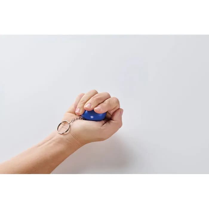 Schlüsselring Kugelform PU - CIRKELY - Blau