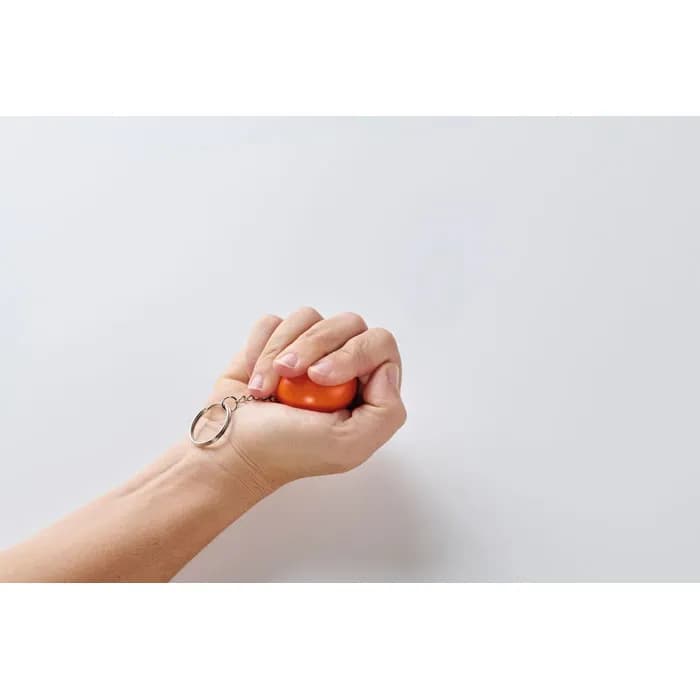 Schlüsselring Kugelform PU - CIRKELY - Orange