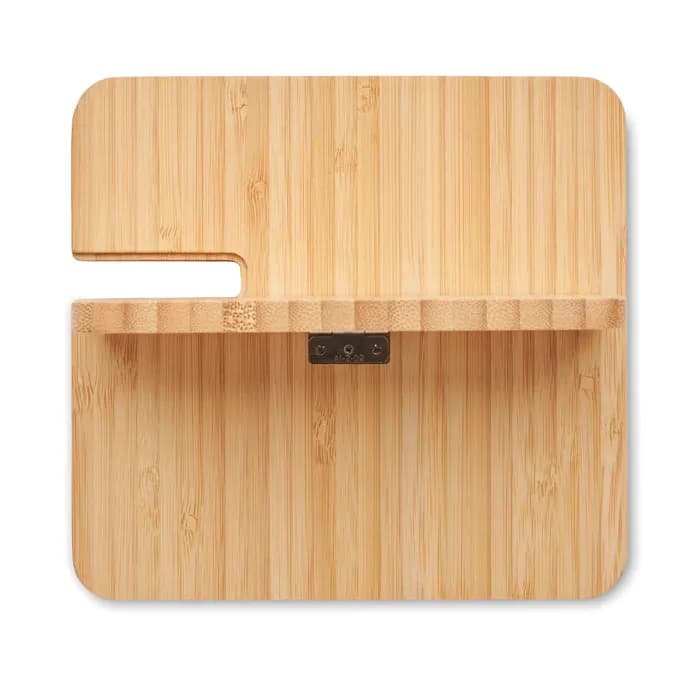 3in1 faltbare Ladestation 15W - BOOGAR - Holz