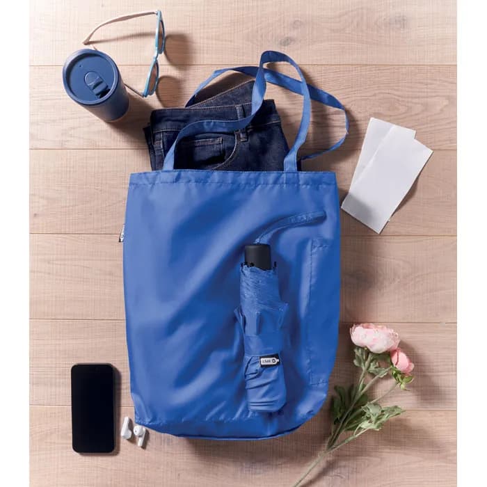 21" Regenschirm mit Tasche - SEATTLE - Königsblau