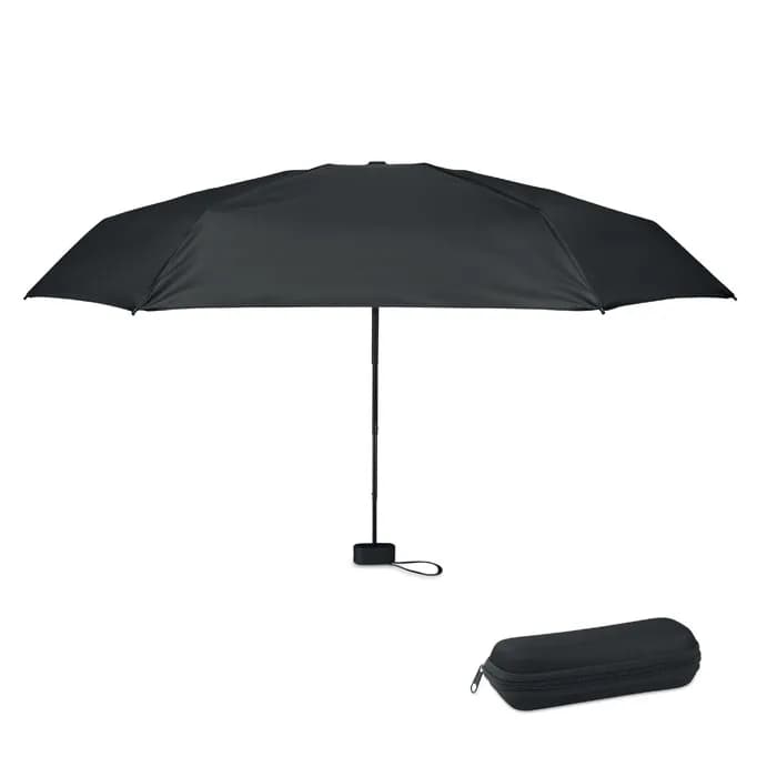 19" Regenschirm im Etui - PORTLAND - Schwarz