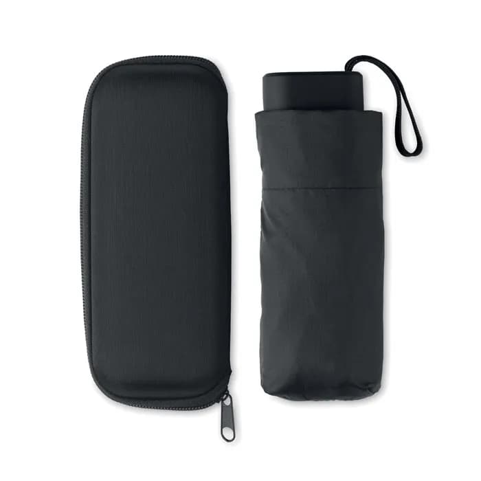 19" Regenschirm im Etui - PORTLAND - Schwarz