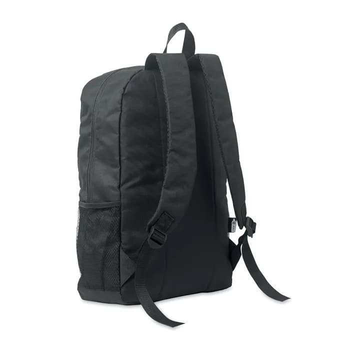 Rucksack 600D RPET Polyester - HIGE - Schwarz