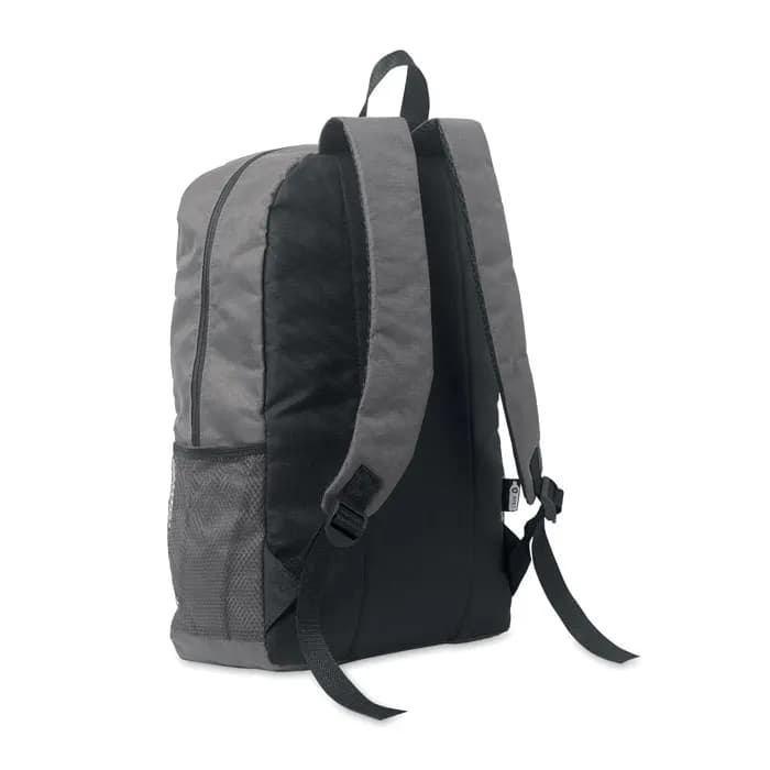 Rucksack 600D RPET Polyester - HIGE - Steingrau