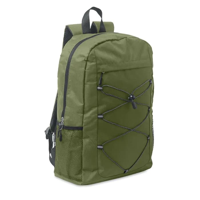 Rucksack 600D RPET Polyester - HIGE - Armeegrün