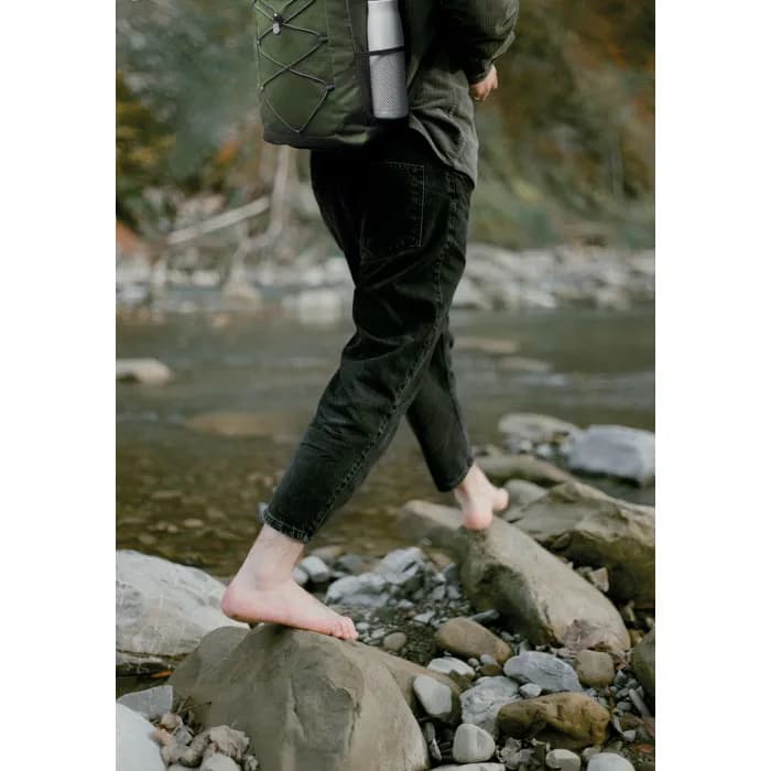 Rucksack 600D RPET Polyester - HIGE - Armeegrün