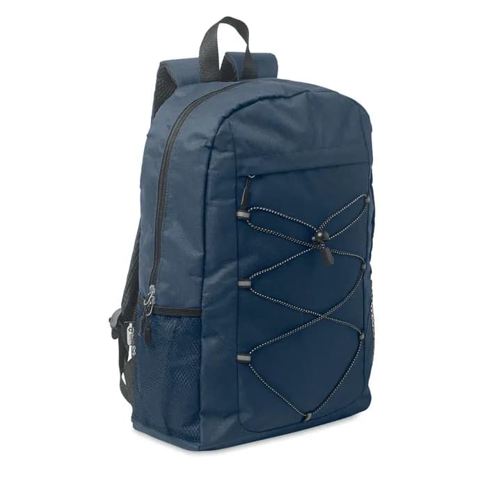 Rucksack 600D RPET Polyester - HIGE - Marineblau