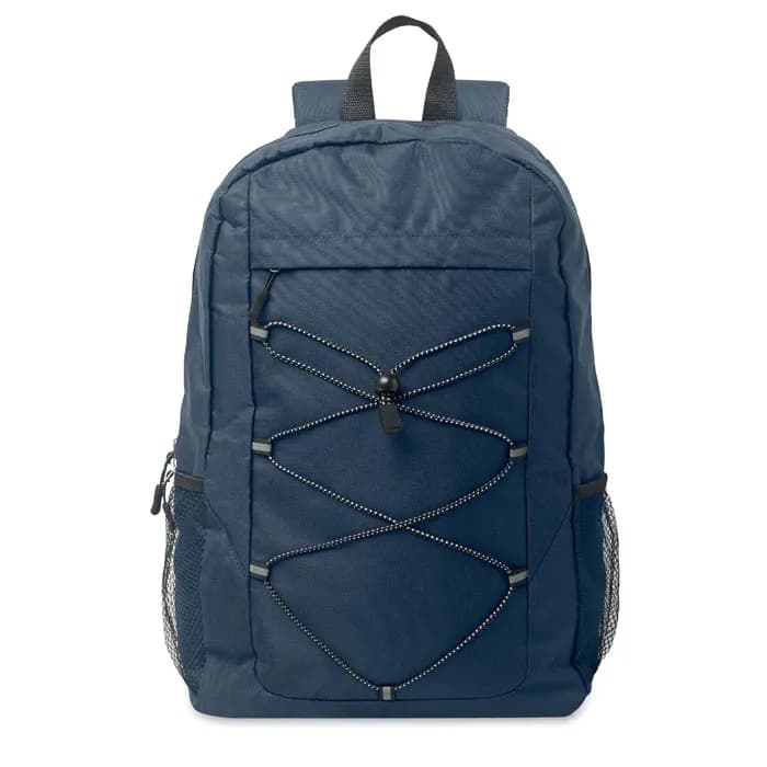 Rucksack 600D RPET Polyester - HIGE - Marineblau