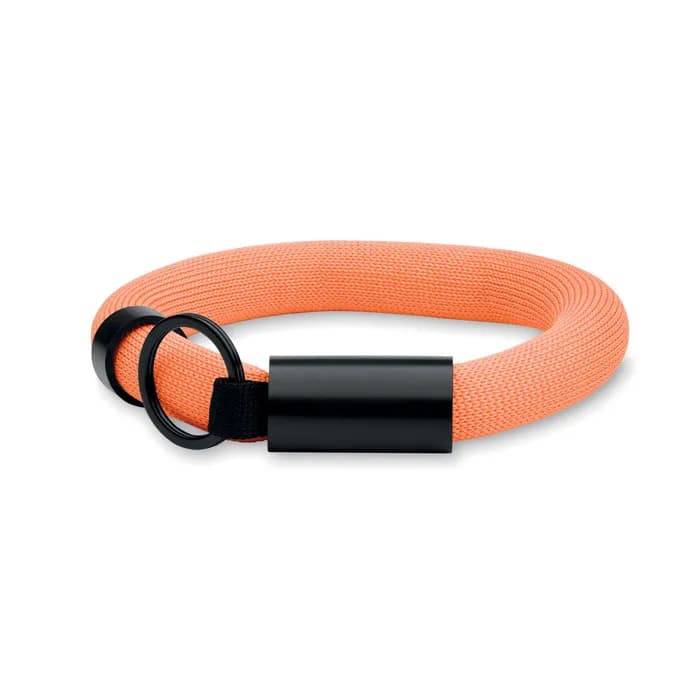 Schlüsselring mit Armband - POLLY - Orange