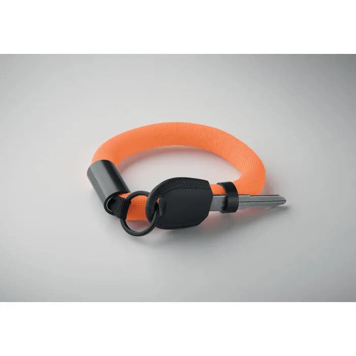 Schlüsselring mit Armband - POLLY - Orange