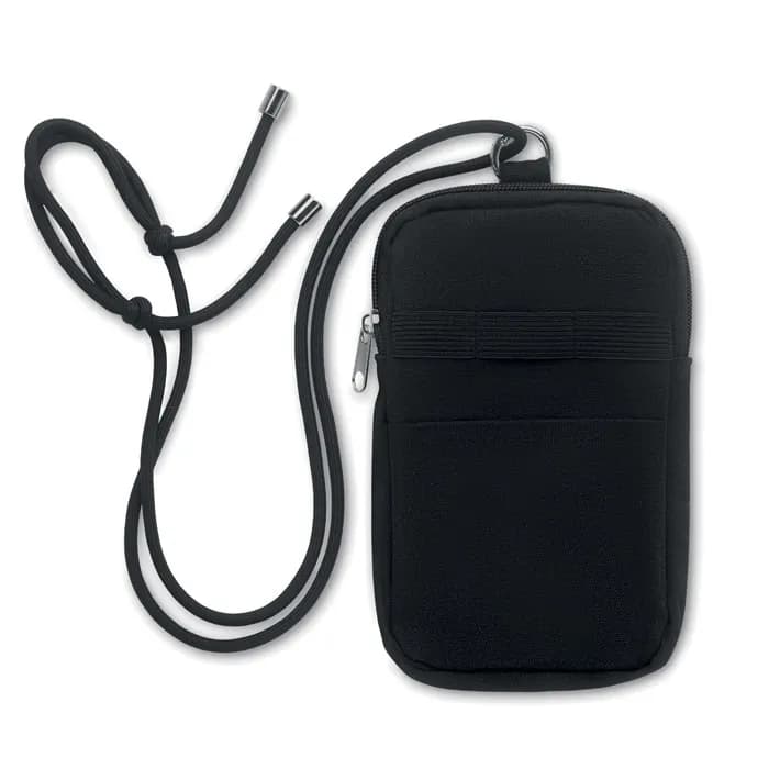 Crossbody-Smartphone-Tasche - MOBIBOLSA - Schwarz