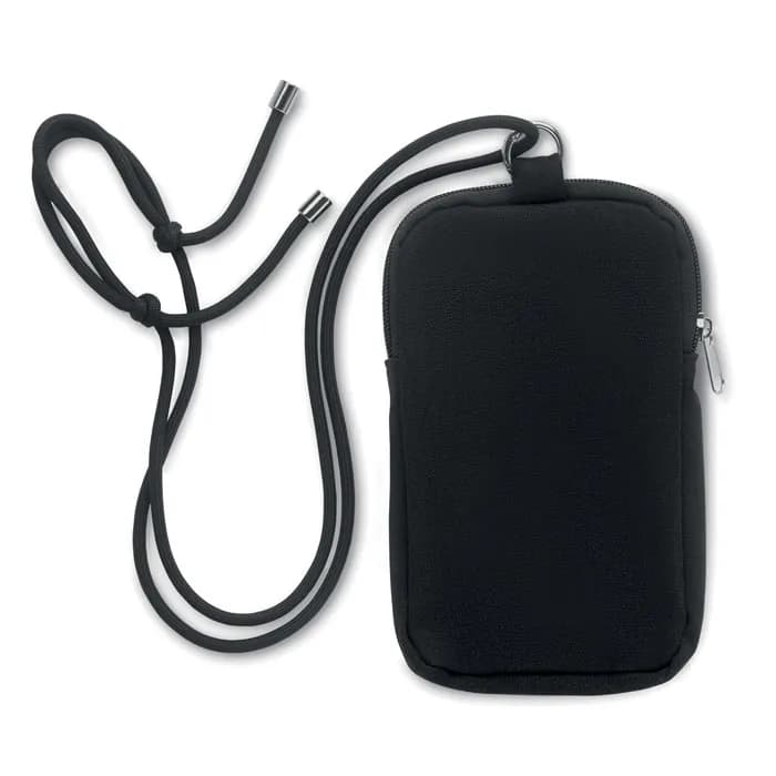 Crossbody-Smartphone-Tasche - MOBIBOLSA - Schwarz