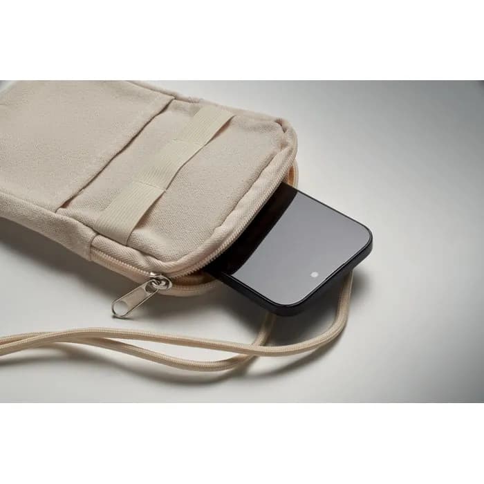 Crossbody-Smartphone-Tasche - MOBIBOLSA - Beige