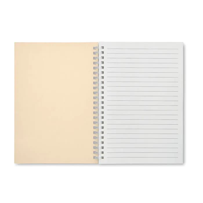 DIN A5 Notizbuch Karton - RECARNOTE - Beige