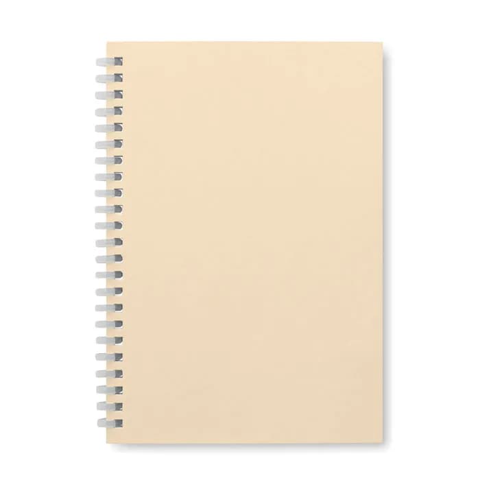 DIN A5 Notizbuch Karton - RECARNOTE - Beige