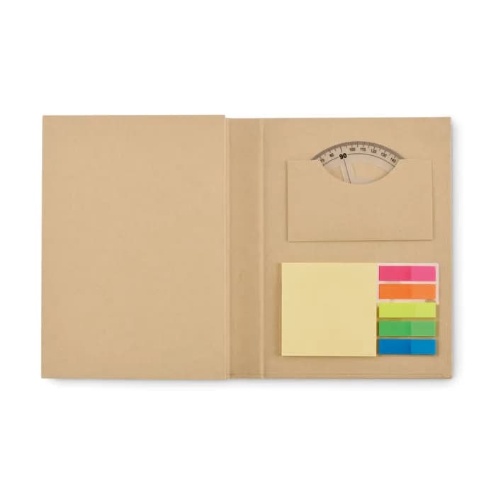 Schreibset mit Notizblock - CENOTE - Beige